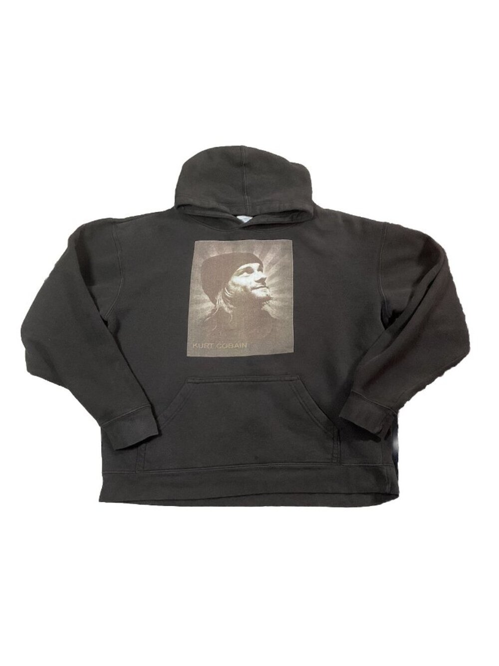 Kurt Cobain Nirvana Memorial Portrait Fan Hoodie XL Unisex